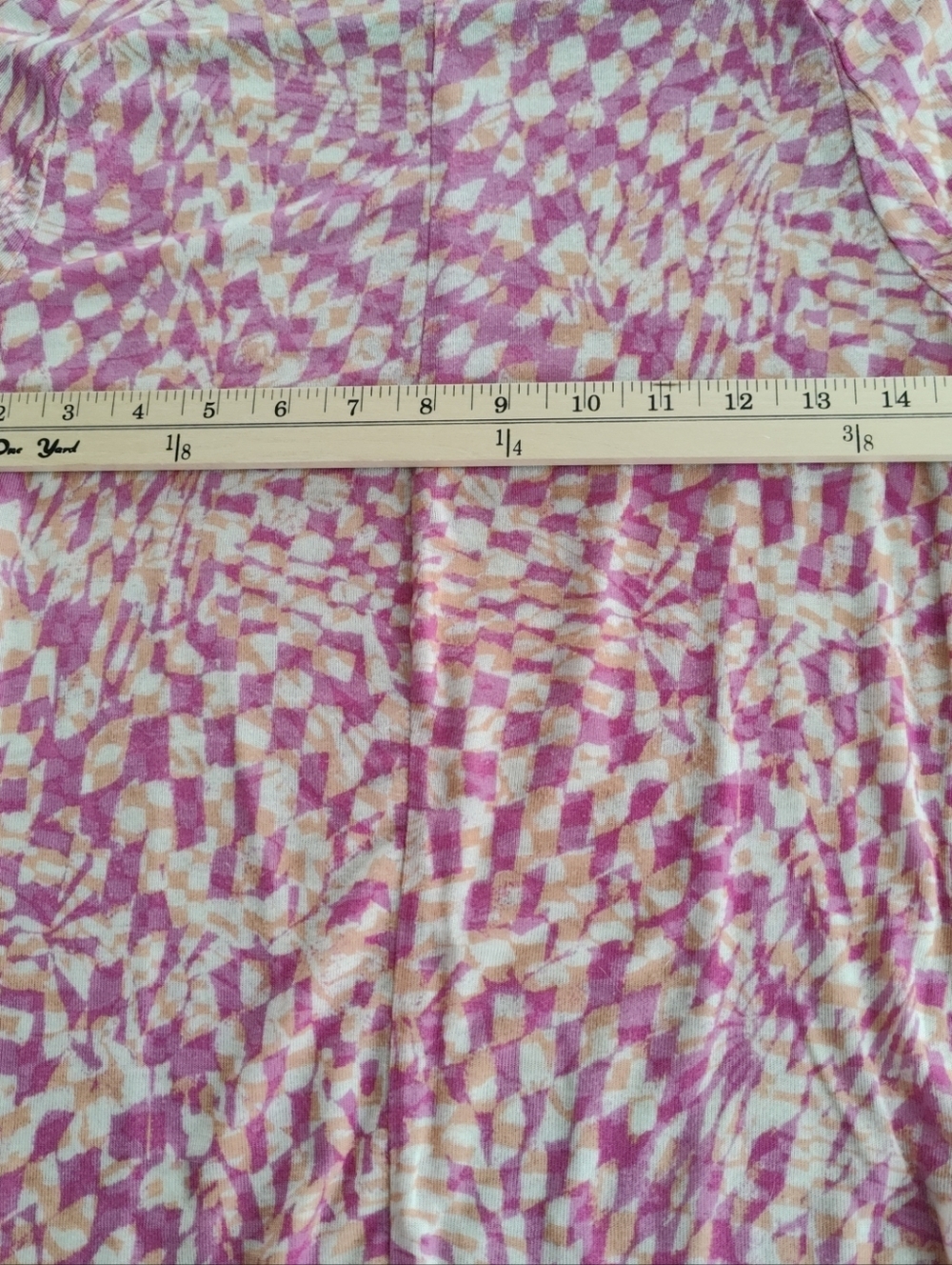FREE PEOPLE MOVEMENT PINK COMBO HIGH JUMP PRINTED LONG SLEEVE MOCK NECK T… - Picture 8 of 9